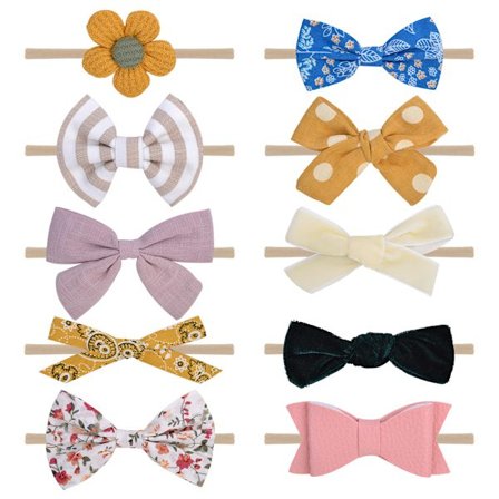 10-pack R Baby pannband, One Size Baby Girl pannband hårband