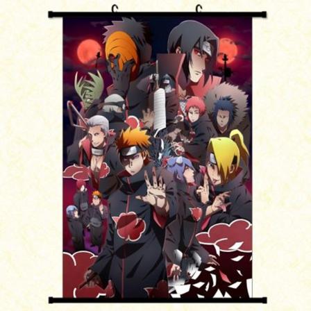 Vattentät canvasaffisch med PVC-ram - Naruto (# 1294), 30X4