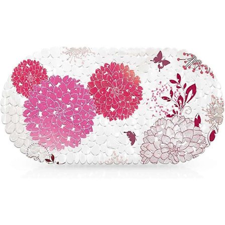 Sklisikre badematter for innendørs bruk, sklisikre dusjmatter for innendørs dusj med sugekopp, vaskbar bademat i maskin - Qin