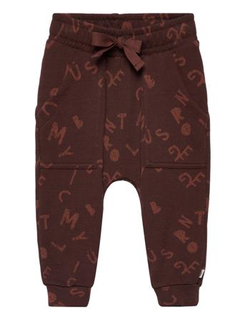 Letter Pocket Pants Baby Baby Trousers Brun Müsli By Green Cotton
