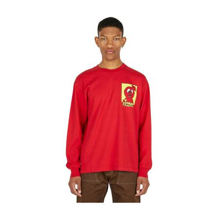 Rassvet, Captek Character Print Long Sleeve T-Shirt Rood, Heren, Maat:S