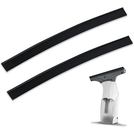 2 stk. Udskiftningsstribe Gummi 280 mm Egnet til Kärcher Trådløs Vinduesstøvsuger Wv1 Wv2 Wv5 - Stribe-fri Rengøring - Til Alle Glatte Overflader