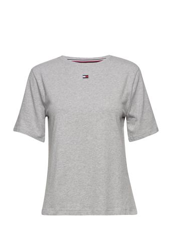 Bn Tee Half T-shirt Top Grå Tommy Hilfiger