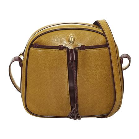 Cartier Vintage, Shoulder Bags Bruin, Dames, Maat:ONE Size