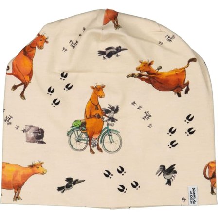 Geggamoja Fleecemössa Mamma Mu Och Kråkan Accessoarer Unisex Beige 48-50 cm