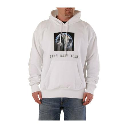 Diesel Men's Sweatshirt Hvid, Herre Hættetrøjer