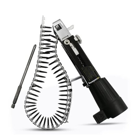Automatisk kjede spiker pistol adapter skrue pistol for elektrisk bor trebearbeiding verktøy