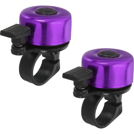 2 kpl - Violetit polkupyörän kellot - Mini polkupyörän kellot - Peukalokellot