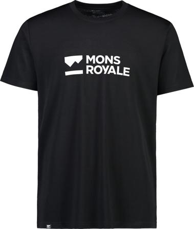 Mons Royale Men's Icon T-Shirt Men short-sleeved sweaters Black XL