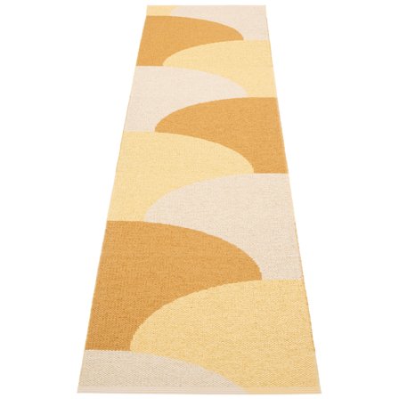 Pappelina Hill teppe 70 × 270 cm, ochre/yellow/cream' - 'LysegulOchreCream