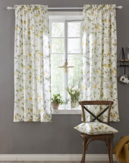 Gardinfag Lemon 2-pak Hvid