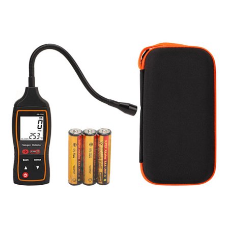 Halogen Gas Detektor 0 Til 1000PPM Lyd Lys Vibration Alarm Digital Air Conditioning Kølemiddel Freon Lækage Tester