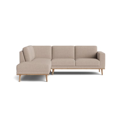 Norse hjørnesofa, venstrevendt - Alpine Mørk Beige - 250x206x87 - Sofa, hjørnesofa