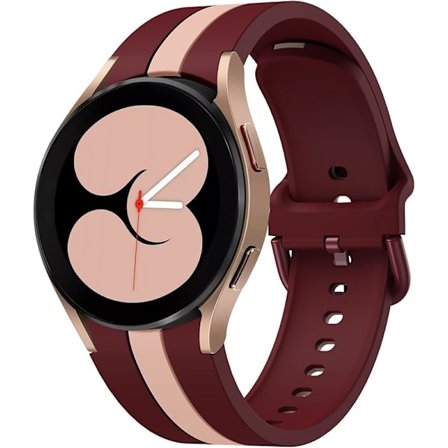 Kompatibel med Samsung Galaxy Watch 4 Band 40mm/44mm, Galaxy Watch 4 Classic Band 42mm/46mm, Galaxy Watch 5, Armband, Silikon, Mode, Design