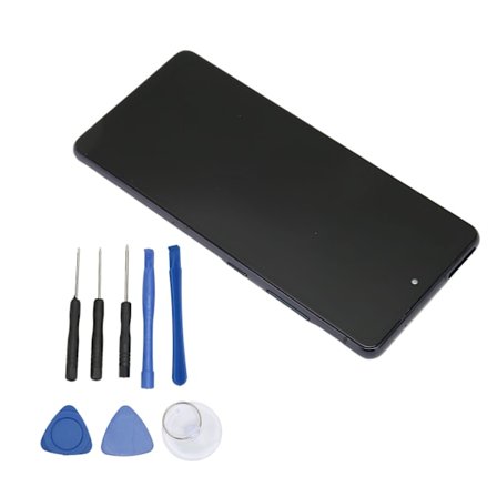 Samsung Galaxy S20 FE OLED Touch Screen Digitizer Ersättningsset med Ram