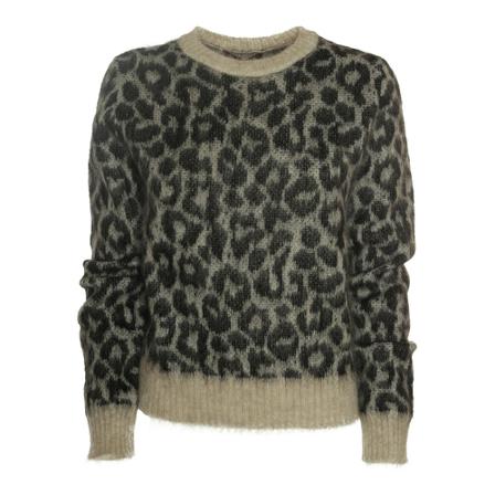 Max Mara Round-neck Knitwear , Grijs , Dames , Maat: M Truis