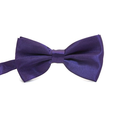 Klassisk ensfarvet butterfly - Forskellige farver Mørk lilla