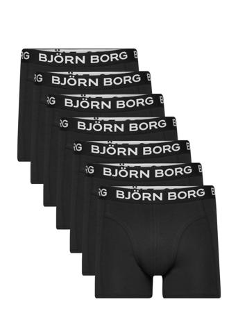Cotton Stretch Boxer 7P Black Björn Borg