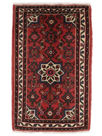 Medallion Small Hosseinabad Rug 63X100 Wool