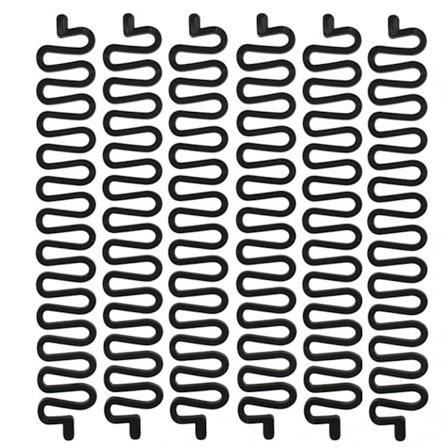 6 stk. Hårfletningsværktøjssæt, nemme at bruge stylingclips til fransk twist, sildeben og indviklede fletninger, holdbare og genanvendelige til Gi