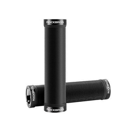 Rockbros Bike Grips Anti-Slip Twist Grips - Musta