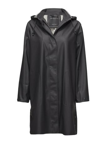 Raincoat Outerwear Rainwear Rain Coats Svart Ilse Jacobsen
