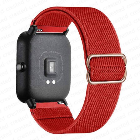20 mm/22 mm bånd for Amazfit Gts 4//2/2e/3/gts2 Mini/gtr 4/3/pro/gtr2/47 mm/stratos Nylon elastisk klokkearmbånd Amazfit bipsrem