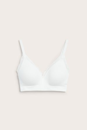 Kappahl | Soft seamless bh med formpressade kupor Vit L | Vit