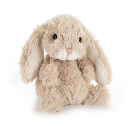 Jellycat Yummy Bunny Beige Platt Leksak 15 cm
