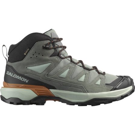 Salomon - Men's Hiking Boots X Ultra 360 Leather Mid Gore-tex - Wrought Iron / Sedona Sage / Sierra - 13.5