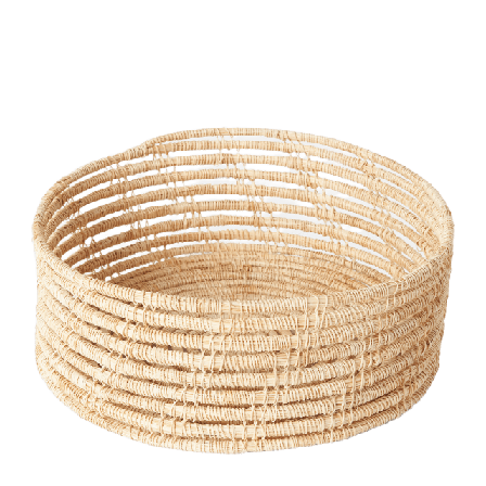 Åhléns Home Brödkorg i palmfiber PAMMY 22 cm Serveringstillbehör Beige ONESIZE