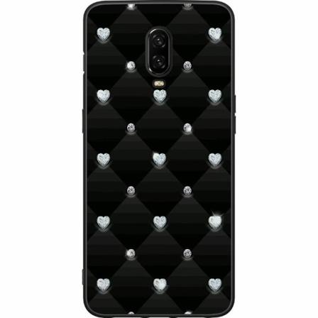 Oneplus 6t Svart Skal Bling Heart