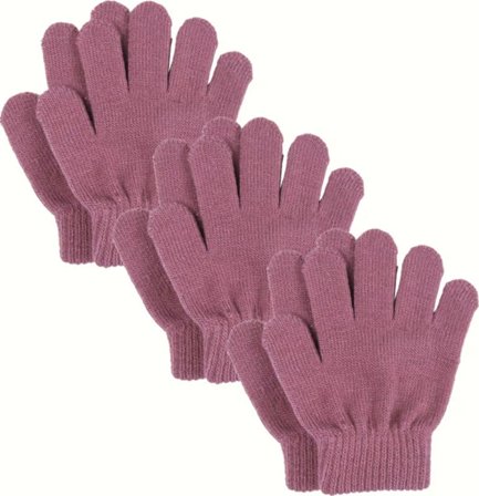Lindberg Åsbro Magic Glove 3-Pack everyday gloves Pink 5-8 years