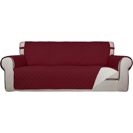 Dobbeltsidet quiltet sofabetræk, vandtæt sofabetræk møbelbeskyttelsesbetræk, skridsikkert elastisk vaskbart