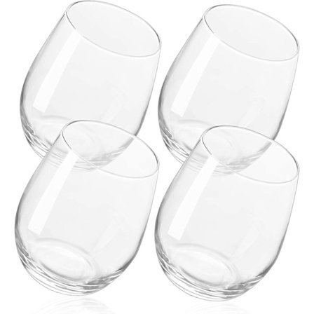 20oz 40g Dricksglas Set om 4 390ml | Glas Tumblers Presentförpackning | Cocktails, Drycker, Juicer