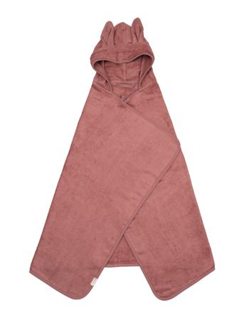 Hooded Junior Towel - Bunny - Clay Pink Fabelab