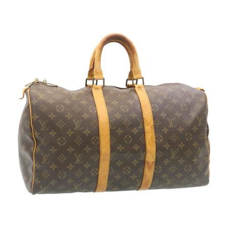 Louis Vuitton Vintage, Pre-owned Keepall 45 Bruin, Dames, Maat:ONE Size