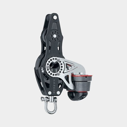 Harken 57mm Fiddle Ratchet Block - Swivel, Becket, Cam Cleat (2676)