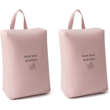 2-pack skopåse - Rese- och hemorganisation - Förseglad och vattentät skopåse - Andningsbar och luktfri