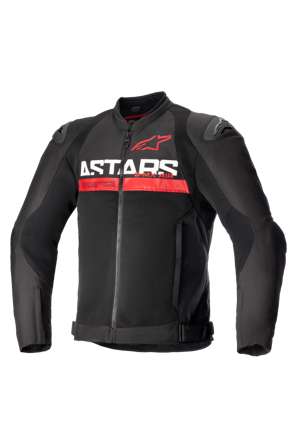 Motorradjacke Alpinestars SMX Air Schwarz/Hellrot 3XL