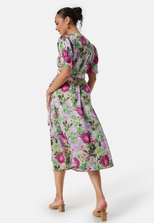 VILA-Naria S/S Wrap Midi Dress-38