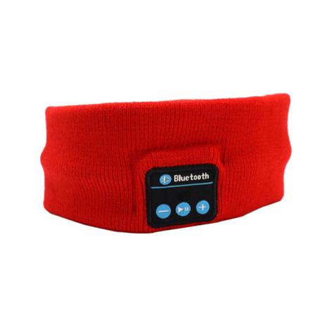 Sleep Headphones - Bluetooth Headband Headphones & Microphone 1pcs Red