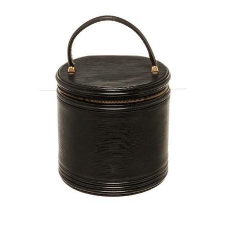 Louis Vuitton Vintage, Pre-owned Bucket Bag Zwart, Dames, Maat:ONE Size,leather