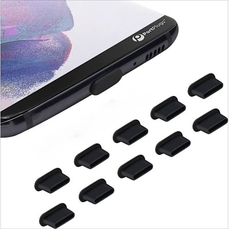 10 kpl:n pakkaus matkapuhelimen pölysuojia, USB-C-pölysuoja, silikoninen puhelimen pölysuoja, suojatulppa