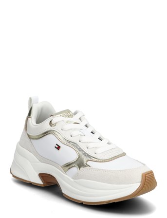 Tommy Hilfiger Th Chunky Runner Metallic - White - 38