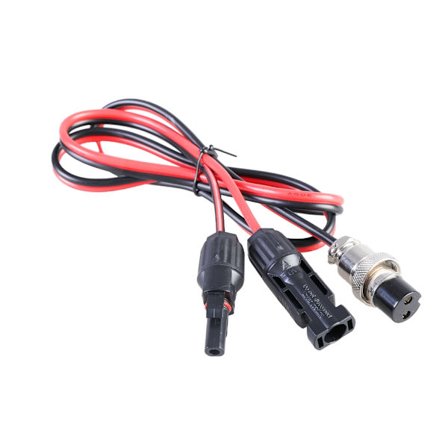 Højtydende Multi-Contact 4 til GX20 2-bens strømkabel hunstik understøtter 150W til powerstation laptops sort