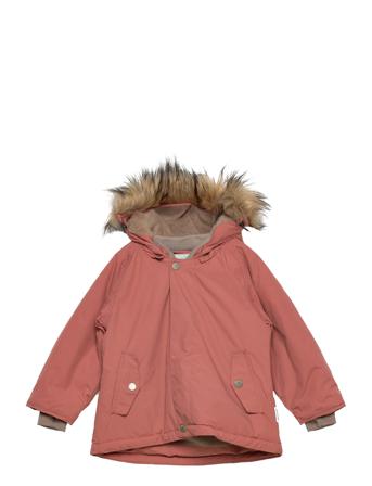 Wally Winter Jacket Fake Fur Outerwear Shell Clothing Shell Jacket Rosa Mini A Ture