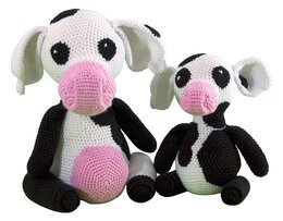 Beskrivning Virkad ko/kalv