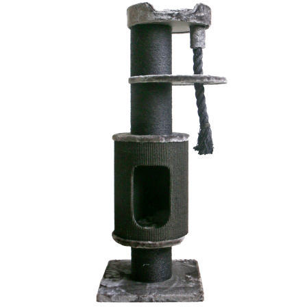 Selected by ZOO - Klorebrett Olympus, 49x49x133cm, Grå - Katt - Kloretre og kloremøbler - Kloremøbler og kloretønner - ZOO.no