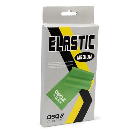 ASG Bred Elastik Medium, Sport & Velvære, Fitnessudstyr, Træningselastikker